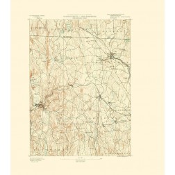 Winchendon Massachusetts Sheet - USGS 1890