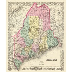 Maine - Colton 1855