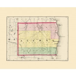 Alcona Michigan - Walling 1873