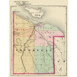 Cheboygan Michigan - Walling 1873