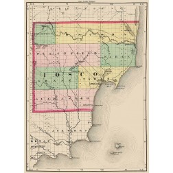 Iosco Michigan - Walling 1873