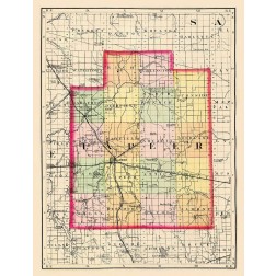 Lapeer Michigan - Walling 1873