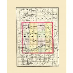 Osceola Michigan - Walling 1873