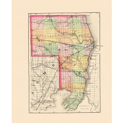 St Clair Michigan - Walling 1873