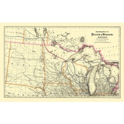Duluth and Winnipeg Railroad - Colton 1881