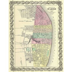 St. Louis Missouri - Colton 1855