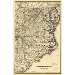 Norfolk, Wilmington and Charleston Railroad 1891