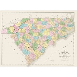 North Carolina, South Carolina - Burr 1839