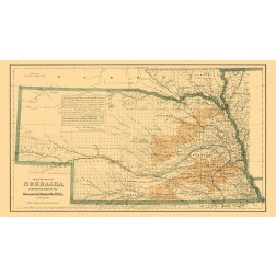 Burlington and Missouri River Railroad  1876