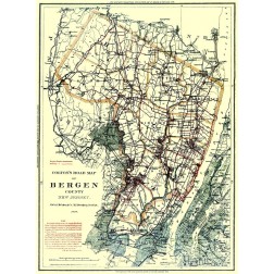 Bergen New Jersey - Colton 1896