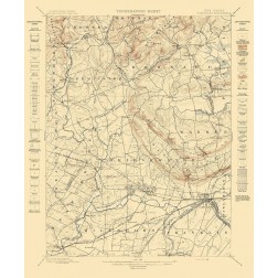 Somerville New Jersey Quad - USGS 1898