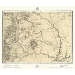 New Mexico North New Mexico Sheet - US Army 1877
