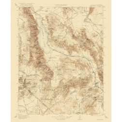 Hawthorne California Nevada Quad - USGS 1911