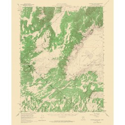Huntoon Valley Nevada California Quad - USGS 1958