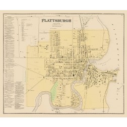 Plattsburgh New York - Beers 1869