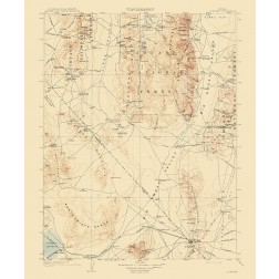 Tonopah Nevada Quad - USGS 1908