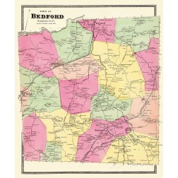 Bedford New York Landowner - Beers 1868