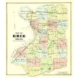 Erie New York - Burr 1880