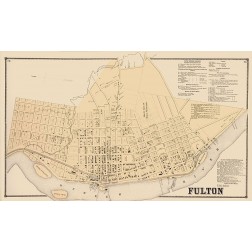 Fulton New York Landowner - Stone 1866
