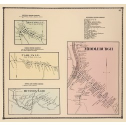 Middleburgh New York Landowner - Beers 1866