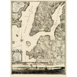 New York New York Landowner - Jefferys 1776