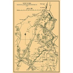 Orange  Rockland New York Landowner - Burr 1779
