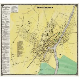 Port Chester New York Landowner - Beers 1868
