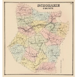 Schoharie New York - Burr 1866