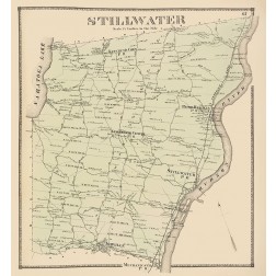 Stillwater New York Landowner - Stone 1866
