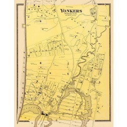 Yonkers, Southern New York Landowner - Beers 1868