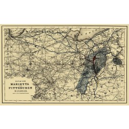 Marietta and Pittsburgh Railroad - Colton 1871