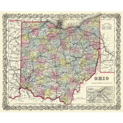 Ohio - Colton 1855