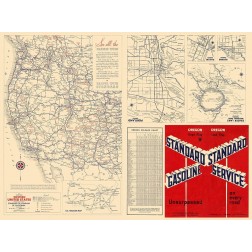 Western United States - Gousha 1935