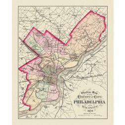 Philadelphia Pennsylvania - Walling 1872