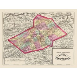 Schuylkill Pennsylvania - Walling 1872