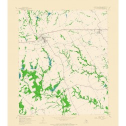 Blooming Grove Texas Quad - USGS 1965