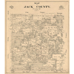 Jack County Texas - Baker 1896 
