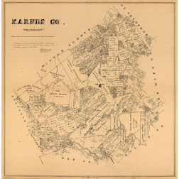 Karnes County Texas - Walsh 1880 