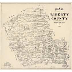 Liberty County Texas - Baker 1895 
