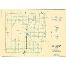 Lynn Texas Highway - Highway Dept 1936