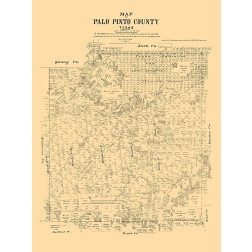 Palo Pinto County Texas - Walsh 1879 