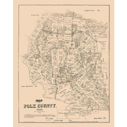 Polk County Texas - Walsh 1879 
