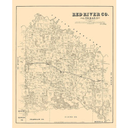 Red River County - Walsh 1879 