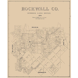Rockwall County Texas -1874