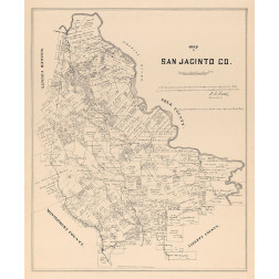 San Jacinto County Texas - Walsh 1879 