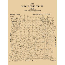 Shackelford County Texas - Walsh 1879 