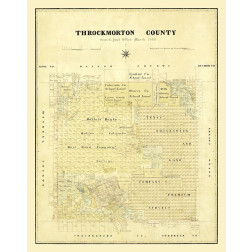 Throckmorton County Texas - Matthews 1880 