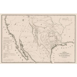 Texas - Adjacent Countries -  Emory 1844