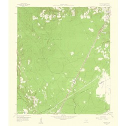 Westcott Texas Quad - USGS 1959