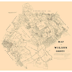 Wilson County Texas - Walsh 1879 